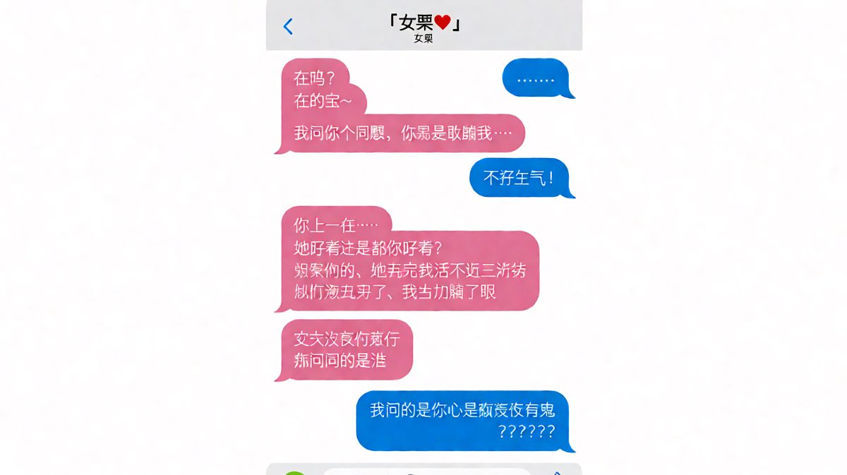 前任陷阱：女生步步为营设套，男生将计就计反杀，最后一句让对方无从招架。