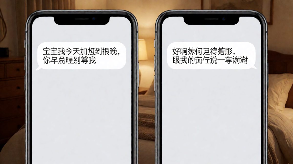 男生加班求关注，女生一句话让他破防