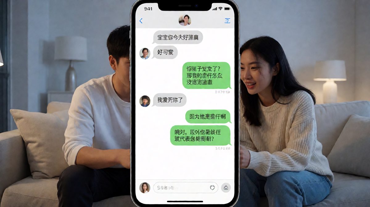 男生夸女友，女友用前任教他做人