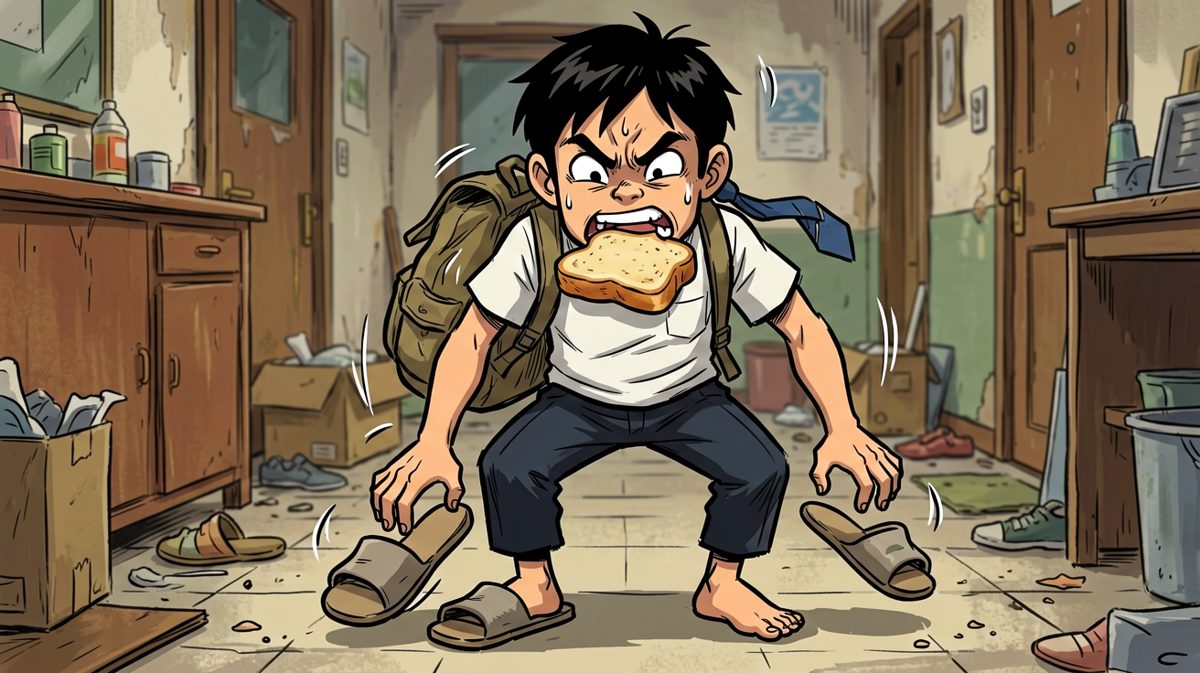 关键问题来了：另一只拖鞋去哪了？！
