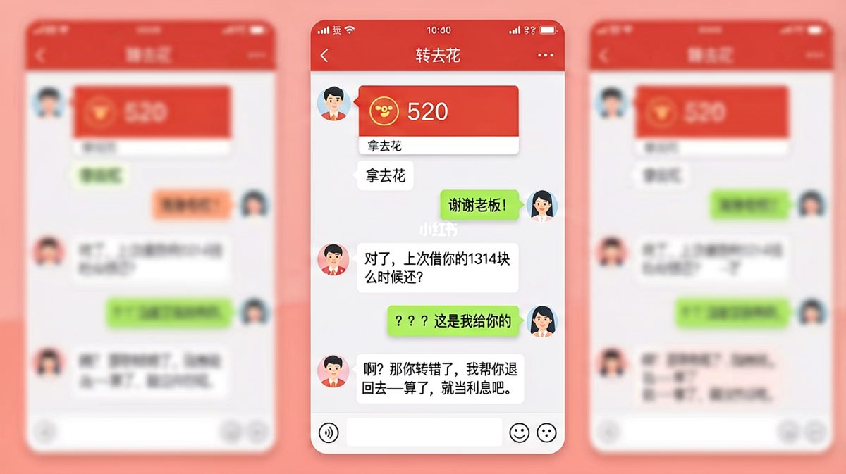 520转账秒变借款还债现场
