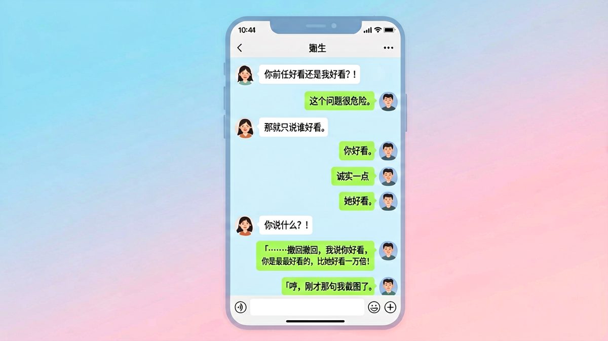 送命题面前，男生的求生欲有多拼
