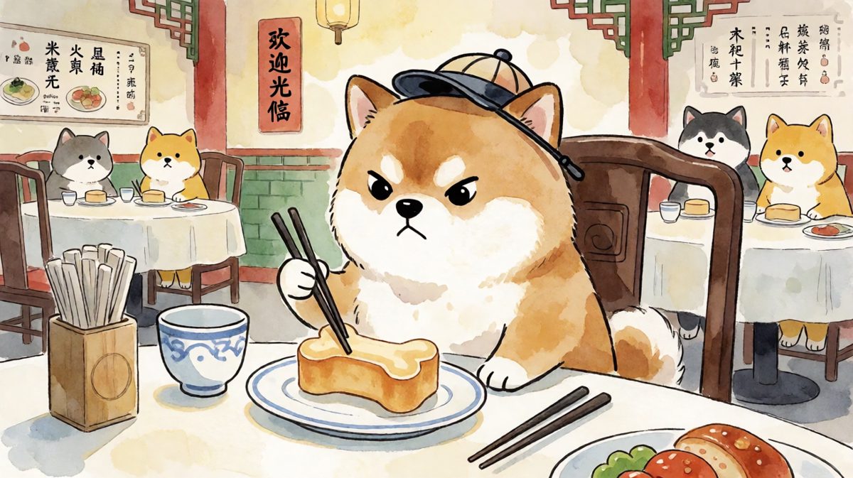 柴犬：骨头蛋糕，三分甜，七分优雅，这才是狗生。