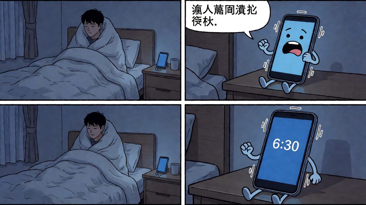 闹钟响了，我选择装死