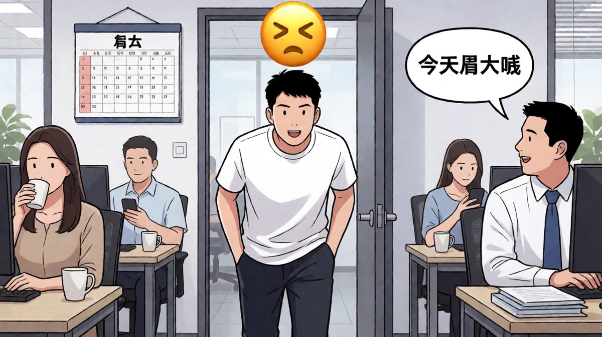 冲去公司才发现……今天周六