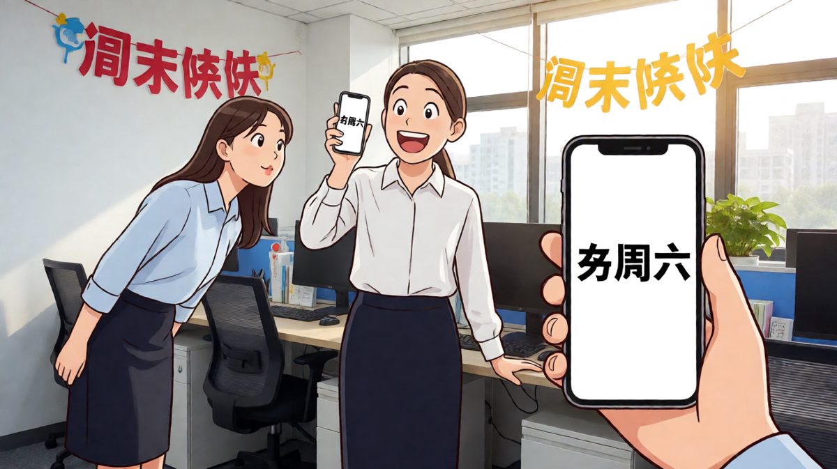 看到手机日历才惊觉——今天居然是周六！白淋了一场。