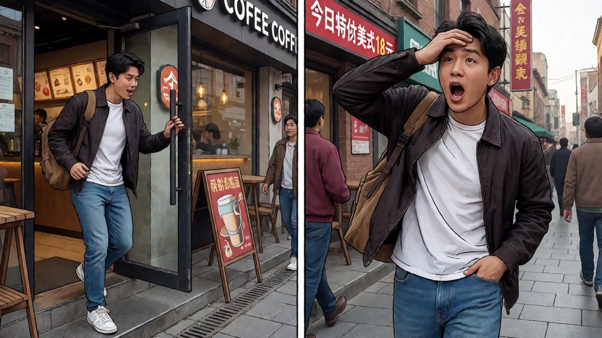 刚走出店门就意识到——钱包忘带了！