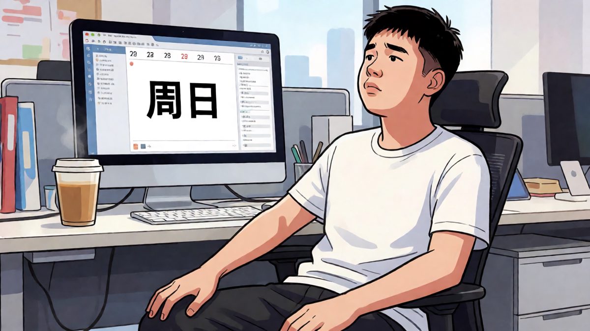 原来今天还是周日……