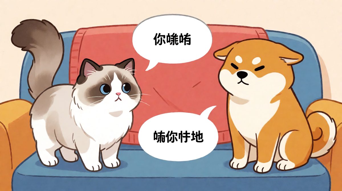 当高冷喵星人遇上憨憨汪星人