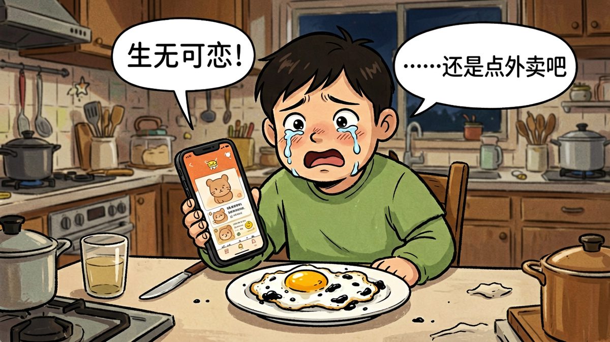 彻底放弃，最终靠外卖拯救人生