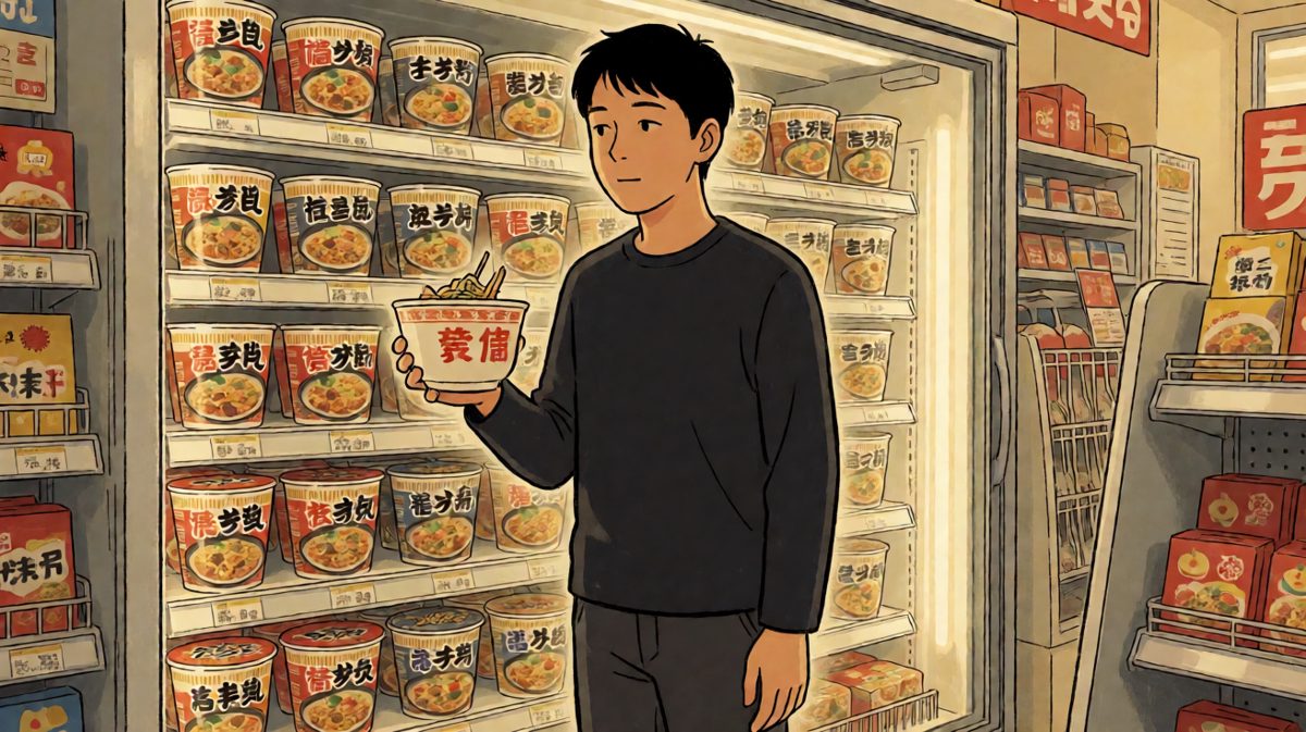 打工人的深夜救赎——一碗泡面，一个选择