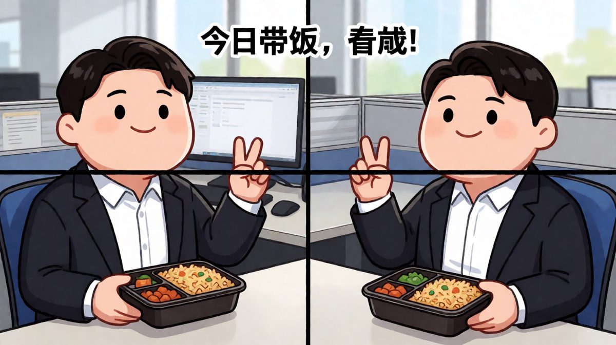 自信满满出发：今天起我要自己带饭，再也不点外卖了！