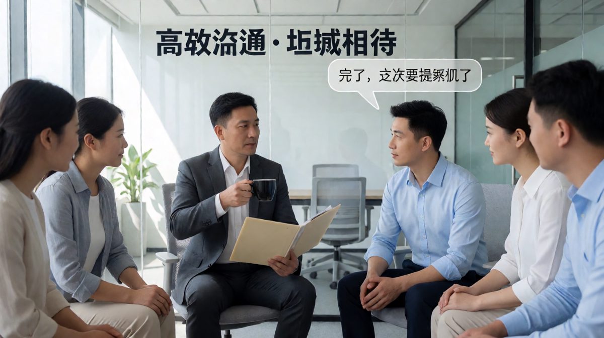 老板说要谈谈，员工以为要被炒鱿鱼