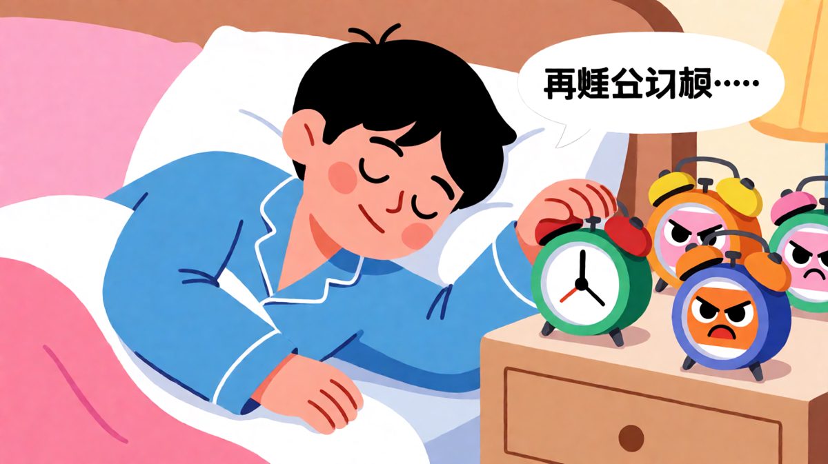 主人公开战第一回合：闹钟连环轰炸