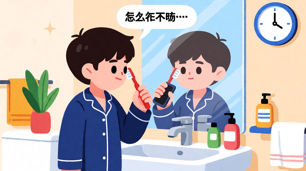 第二回合：刷牙都在梦游状态
