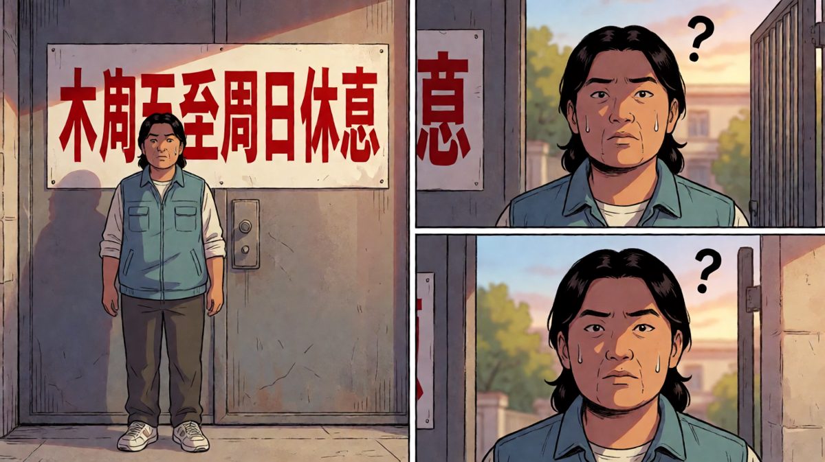 到公司才发现——今天是周六。