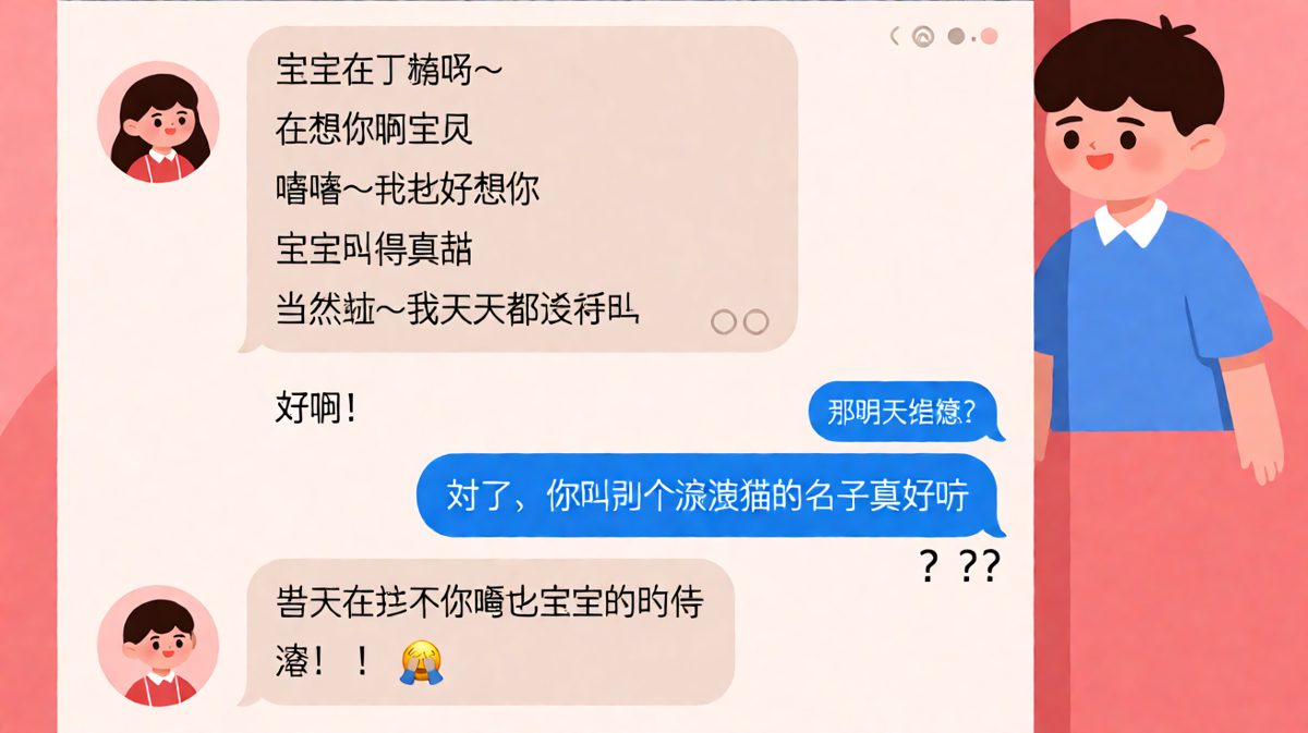 以为他在撒娇，其实他在夸猫