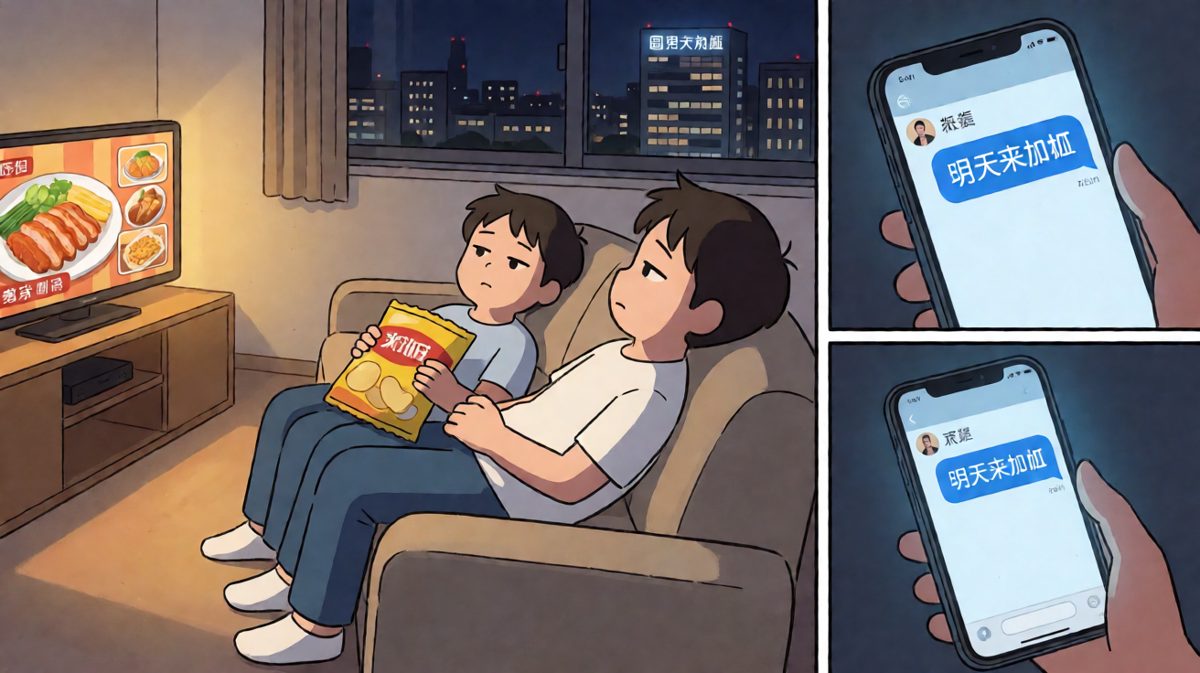 家了，但老板说：明天见