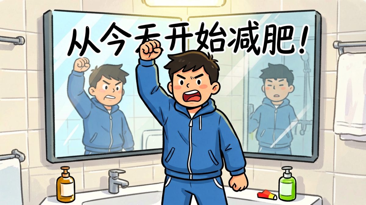 立下flag：今天开始减肥！