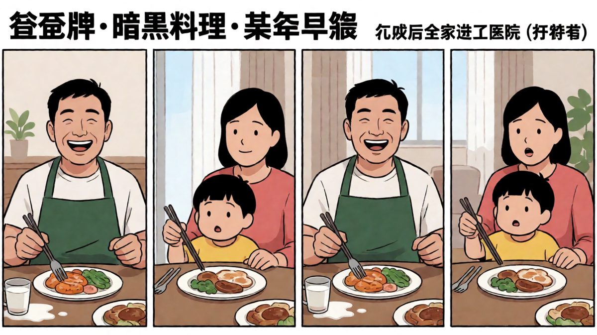 全家人的表情说明了一切