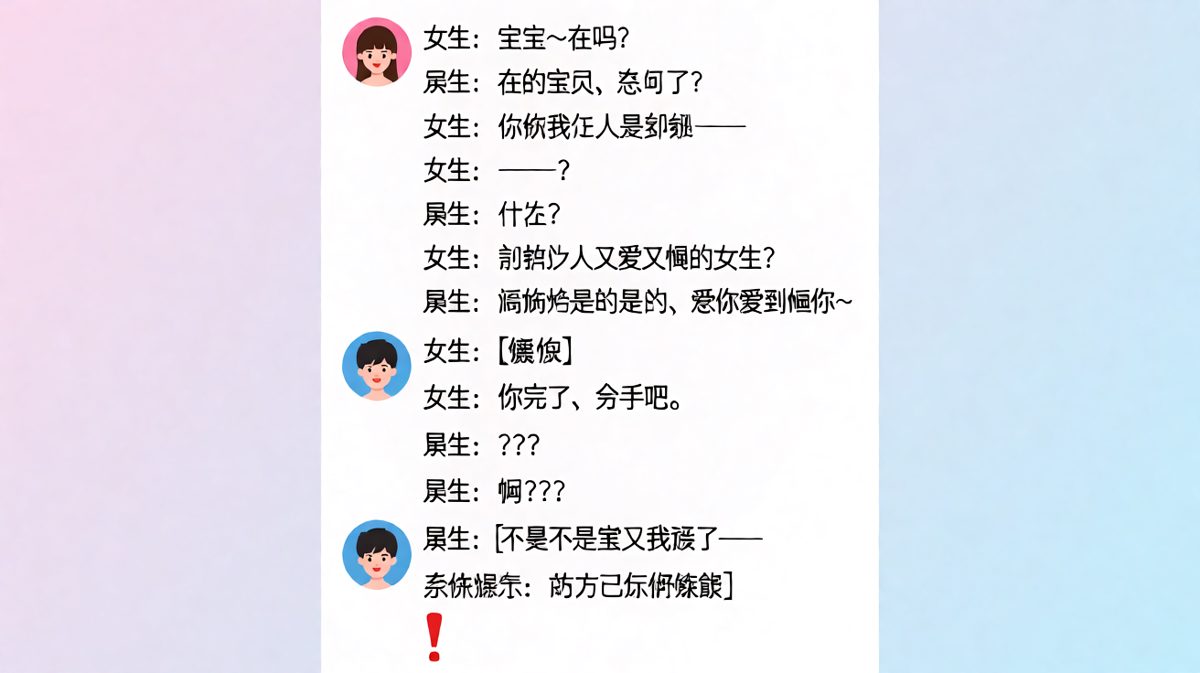 男生夸到一半被拉黑，从天堂到地狱只隔了三个字