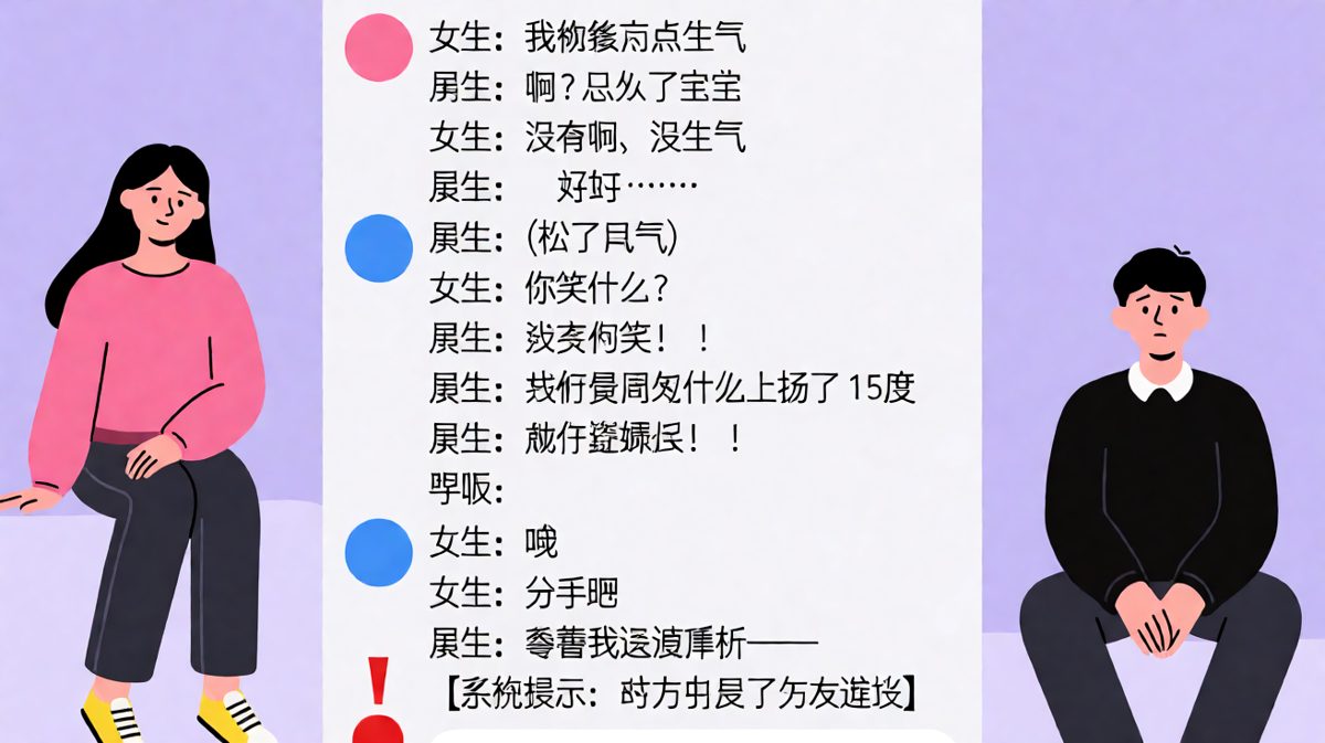 她说没生气的时候，才是真正的生死局