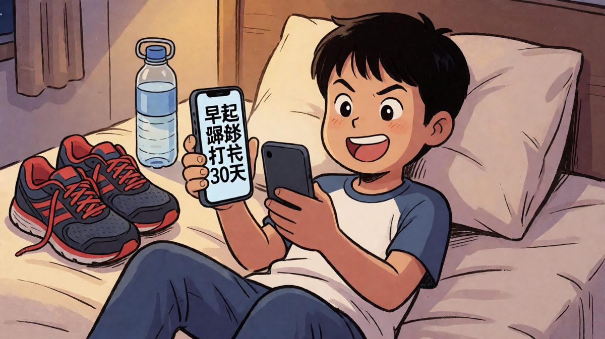 深夜雄心万丈，计划写得明明白白