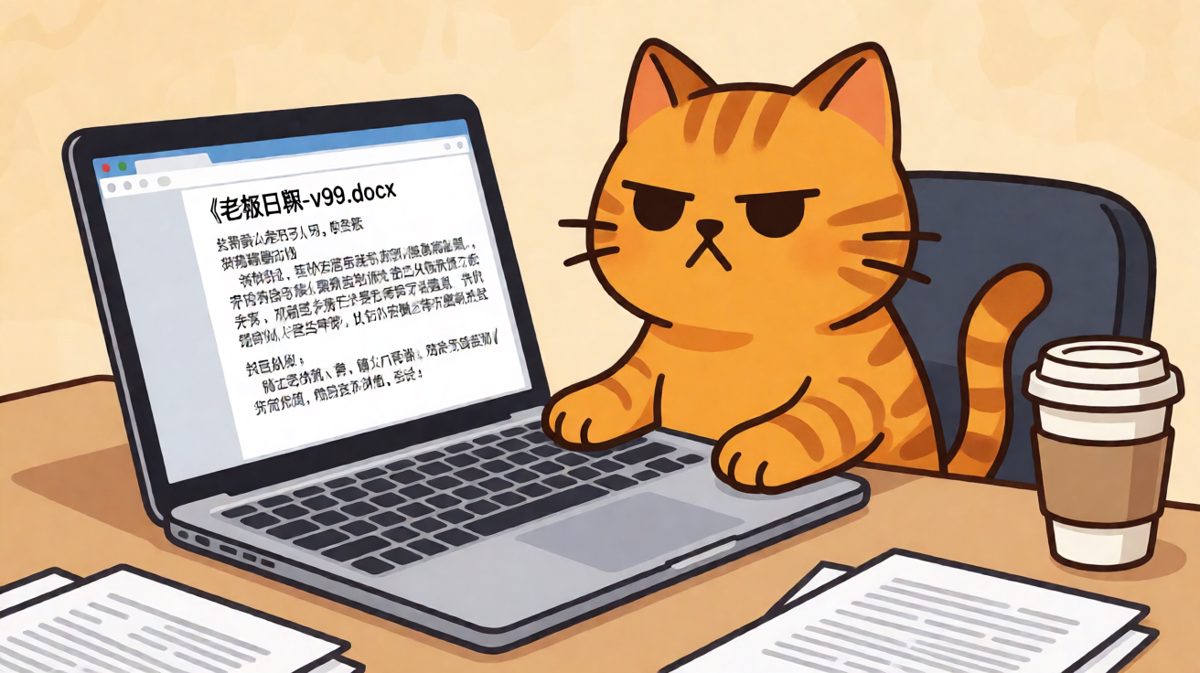 猫咪：这班就上到这了，键盘已经替我写完报告了