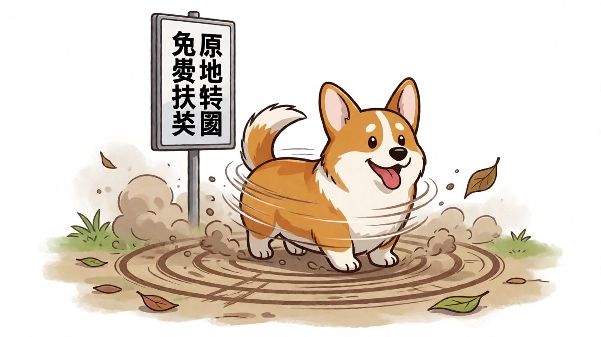 狗狗：只要我转得够快，寂寞就追不上我
