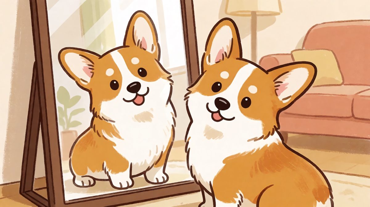 这只狗狗怎么和我长得一模一样？太奇怪了！