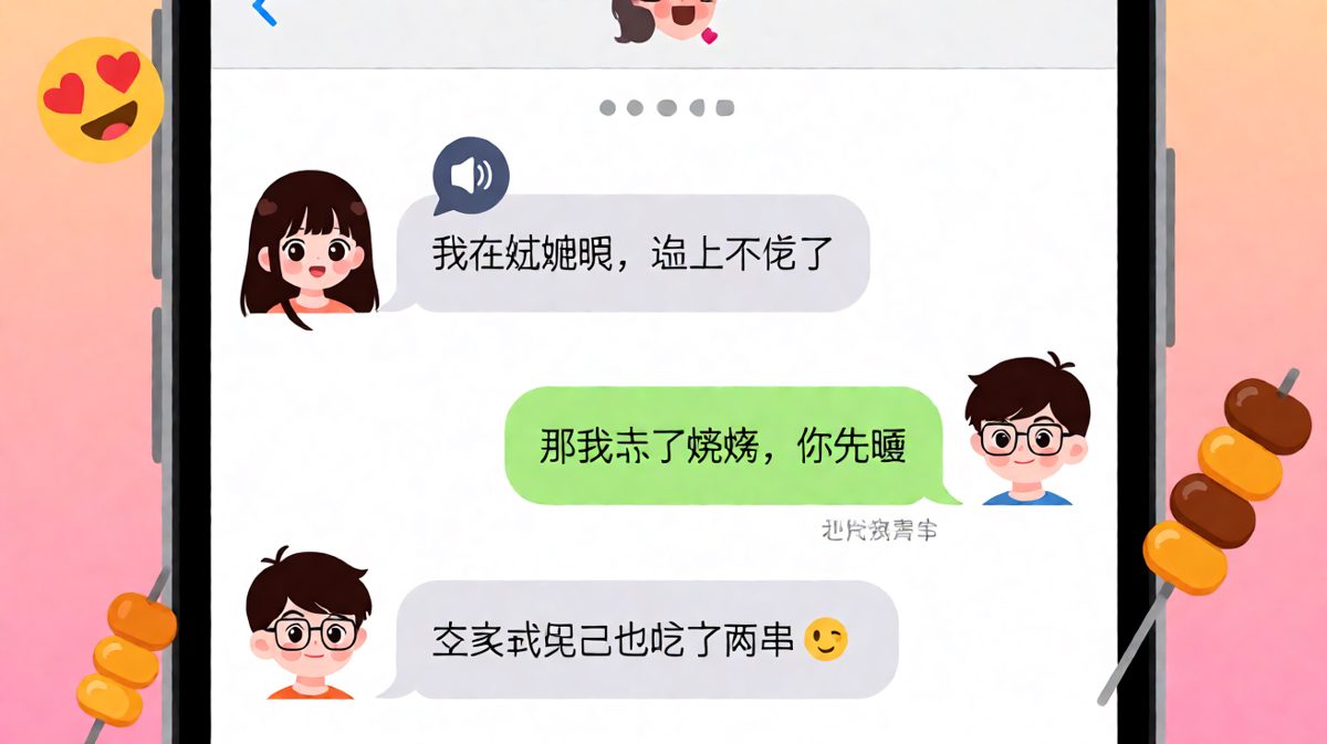 女生说减肥拒绝夜宵，男生转身就吃还发消息炫耀