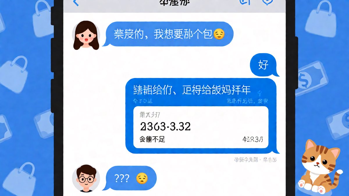 男生秒回好字后转账，余额却暴露了一切