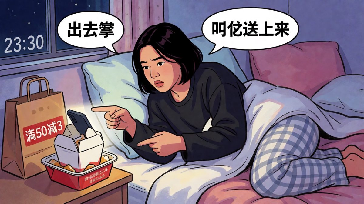 点外卖是为了吃，还是为了证明我不会做饭？