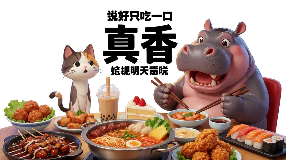 吃货的承诺 从不过夜