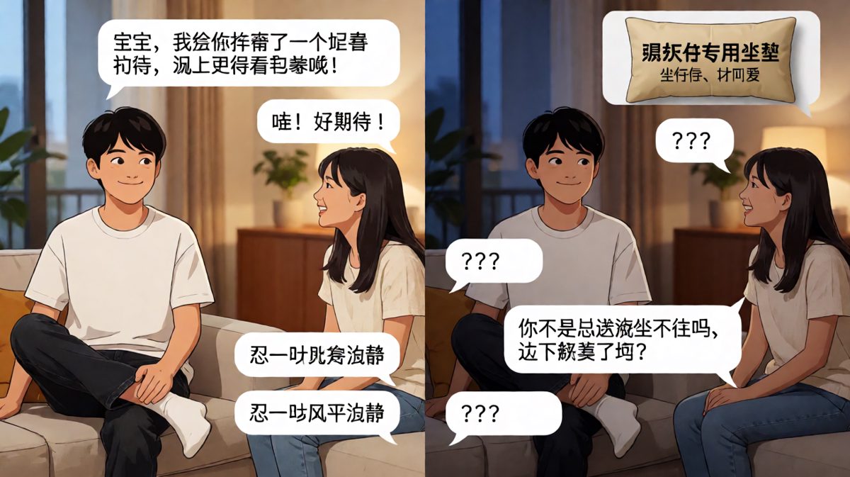 惊喜变惊吓，男生的礼物永远走在让人无语的路上。