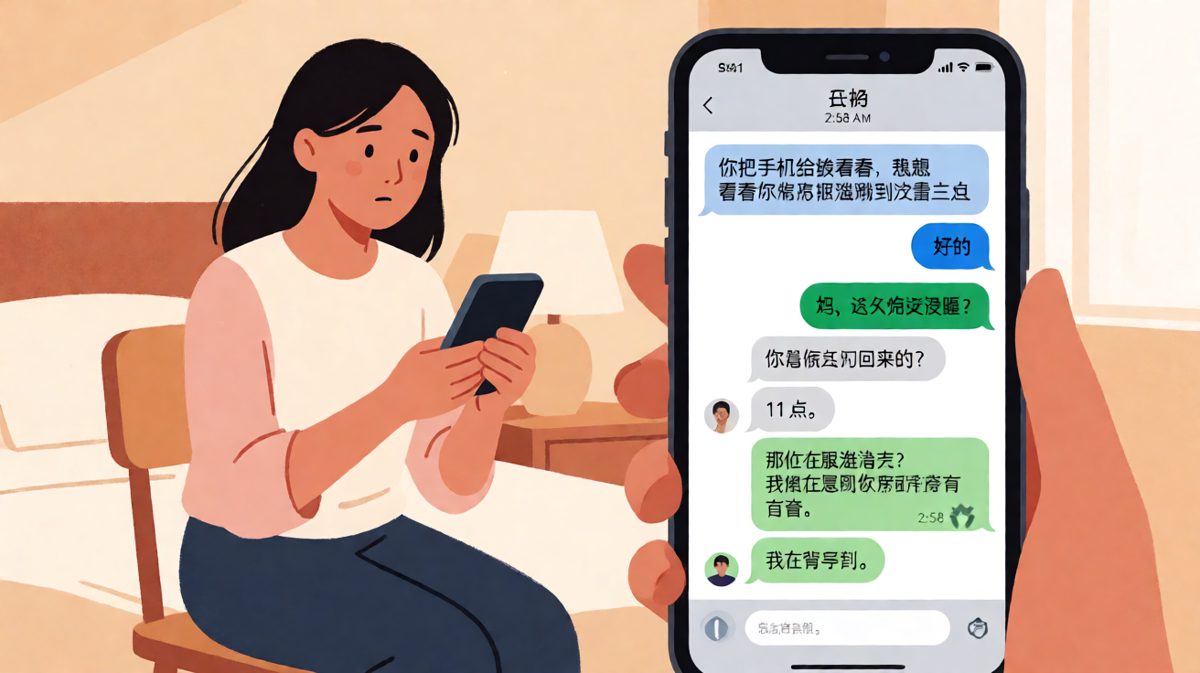 查岗查到亲妈身上，男生用魔法打败了魔法。