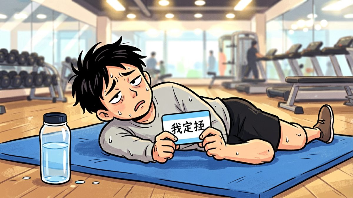 第四格：健身卡：已激活。人：已报废
