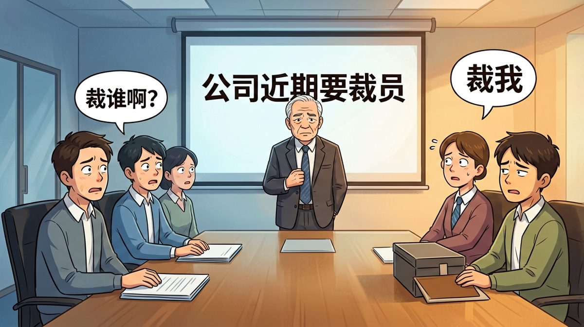 裁谁的梗——老板裁自己