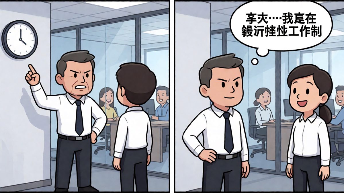 老板的死亡凝视 vs. 离谱的借口