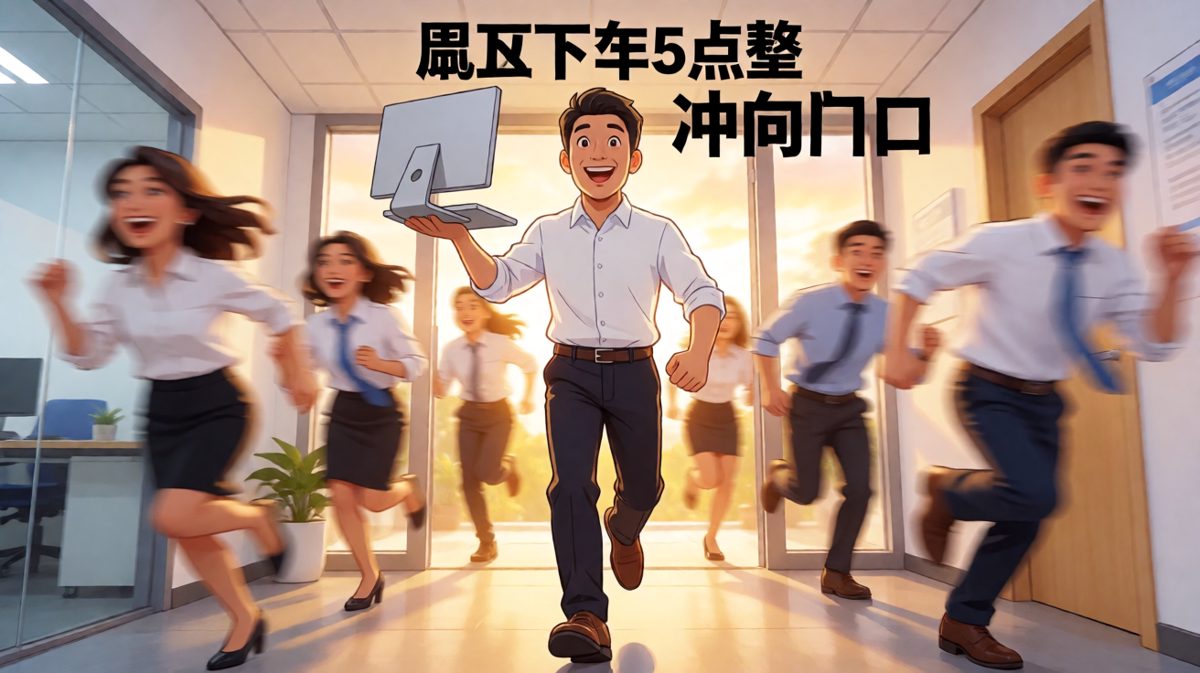 周五下班的第一名，永远属于胆子最大的那个