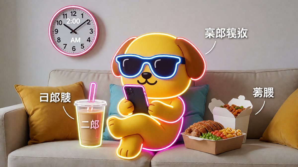嘴上说着明天早起，身体却诚实地熬夜到凌晨两点