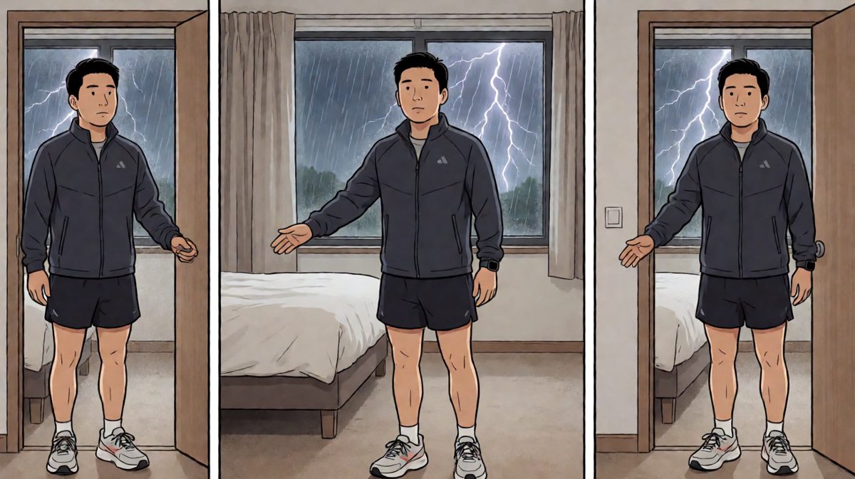 开门瞬间，梦想被现实淋湿