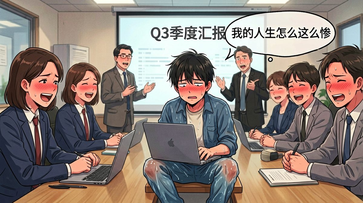 在尴尬中度过了一天，这就是打工人的日常。