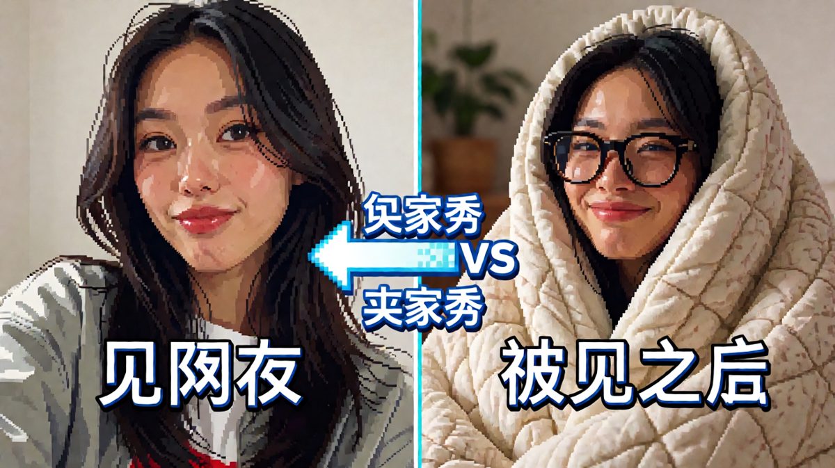网友见面照：一场大型见光死现场