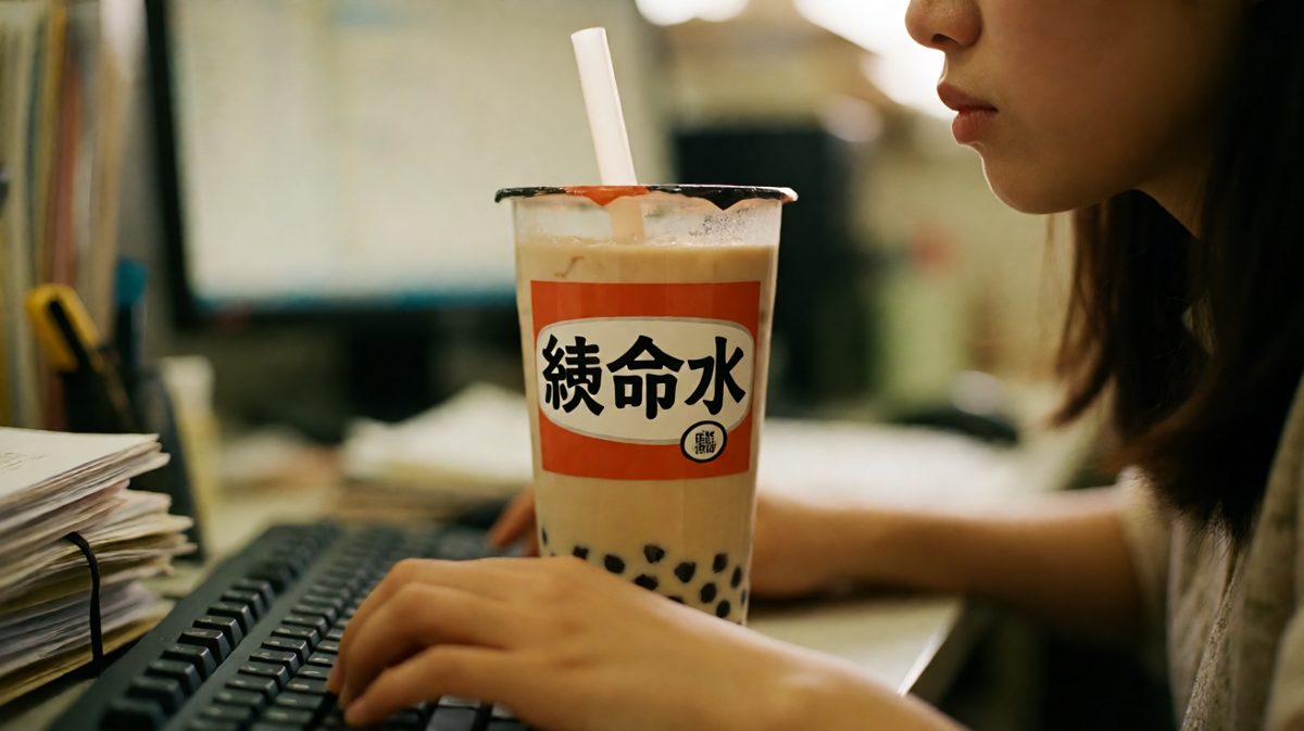 打工人的氧气瓶，奶茶就是生命线