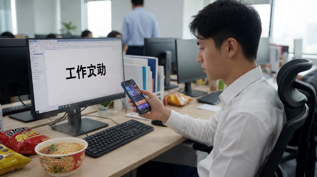 老板以为我在写PPT，其实我在吃瓜