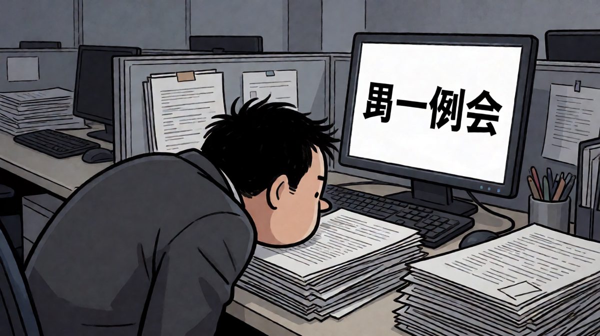 周一早会，灵魂已离家出走