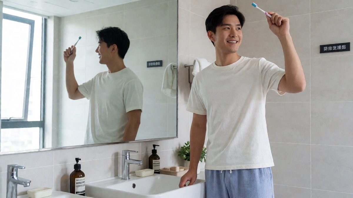 自信满满的开始：牙膏挤太多了也无所谓！