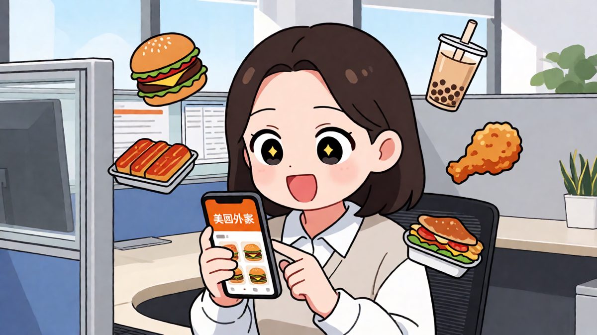 点外卖那一刻，世界都亮了