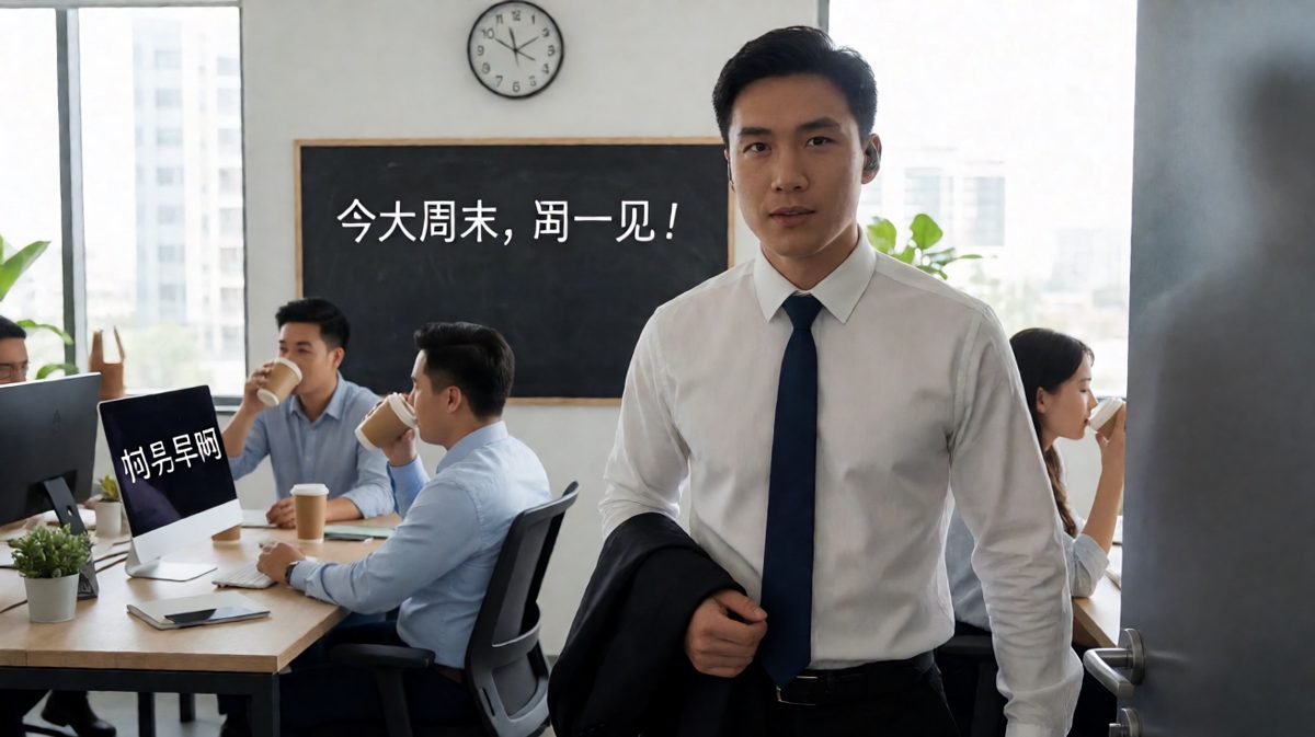 闹钟：骗你的，今天是周末